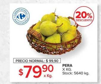 Carrefour Market Pera x kg oferta