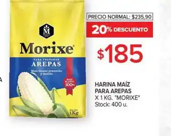Carrefour Market Harina Maíz Para Arepas x 1kg "Morixe" oferta