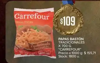 Carrefour Market Papas Bastón Tradicionales x 700g oferta