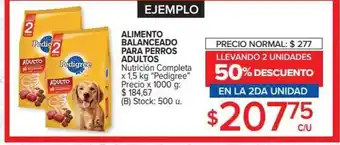 Carrefour Market Alimento Balanceado Para Perros Adultos Nutrición Completa 1,5kg oferta