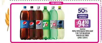 Gaseosa Pepsi-pepsi Black-pepsi Light 7 Up-7 Up Sin Azucar Paso De Los Toros