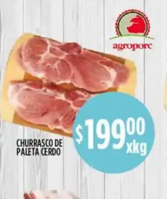 Supermercados Toledo Churrasco De Paleta Cerdo oferta