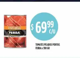 Supermercados Toledo Tomates Pelados Peritas Ferba x 390gr oferta