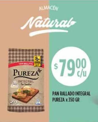 Supermercados Toledo Pan Rallado Integral Pureza x 350gr oferta