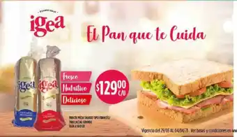 Supermercados Toledo Pan De Mesa Salado Tipo Francés-pan Lactal Grande Igea x 660gr oferta