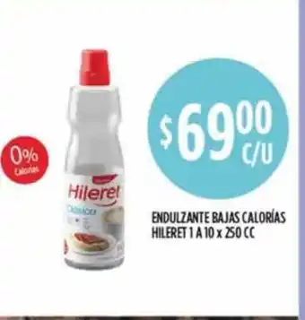 Supermercados Toledo Endulzante Bajas Calorías Hileret 1A 10 x 250cc oferta