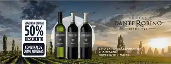 Supermercados Toledo Vino Varietal - Espumante - Champagne Novecento oferta