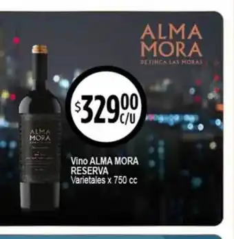 Supermercados Toledo Vino Alma Mora Reserva Varietales x 750cc oferta