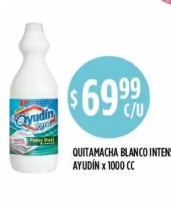Supermercados Toledo Quitamacha Blanco Intenso Ayudín x 1000cc oferta