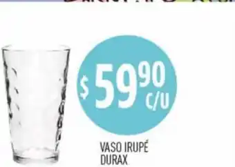 Supermercados Toledo Vaso Irupé Durax oferta