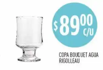 Supermercados Toledo Copa Bouquet Agua Rigolleau oferta