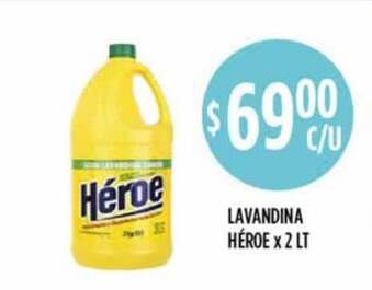 Supermercados Toledo Lavandina Héroe x 2lt oferta