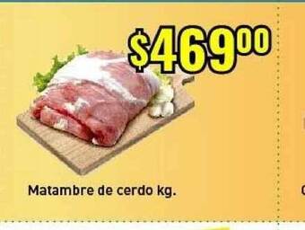Supermercados Damesco Matambre De Cerdo oferta