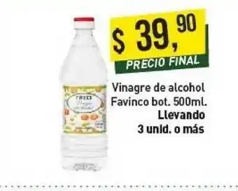Supermercados Damesco Vinagre De Alcohol Favinco Bot. 500ml oferta