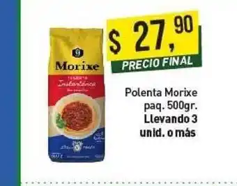 Supermercados Damesco Polenta Morixe Paq. 500gr oferta