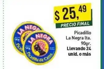 Supermercados Damesco Picadillo La Negra Lta. 90gr oferta