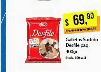 Supermercados Damesco Galletas Surtido Desfile Paq. 400gr oferta