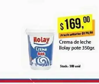 Supermercados Damesco Crema De Leche Ilolay Pote 350gr oferta