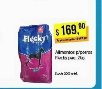 Alimentos P-perros Flecky Paq. 2kg