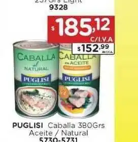 Hipermay Puglisi Caballa 380grs Aceite/Natural oferta