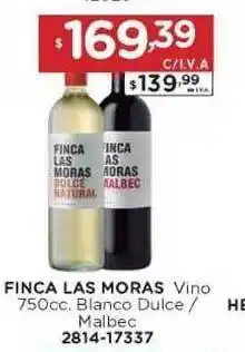 Hipermay Finca Las Moras Vino 750cc oferta