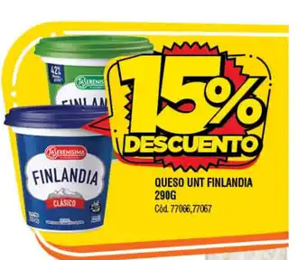 Supermercados Yaguar Queso Unt Finlandia 290g oferta