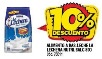 Supermercados Yaguar La Lechera Alimento A Bas Leche Nutri. Bal C 800 oferta