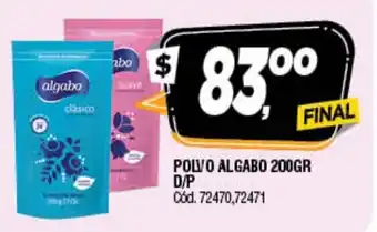 Supermercados Yaguar Polvo Algabo 200gr D/P oferta