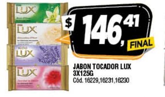 Supermercados Yaguar Lux Jabon Tocador 3x125g oferta