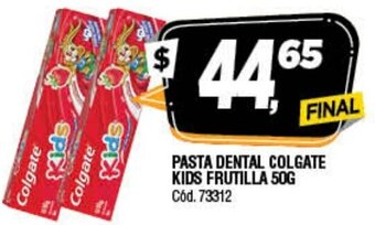 Supermercados Yaguar Colgate Pasta Dental Kids Frutilla 50g oferta