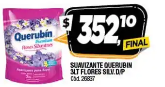 Supermercados Yaguar Querubin Suavizante 3Lt Flores Silv. D/P oferta