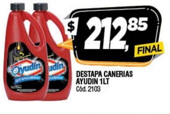 Supermercados Yaguar Ayudin Destapa Canerias 1 Lt oferta
