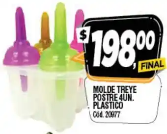 Supermercados Yaguar Molde Treye Postre 4 Un Plastico oferta