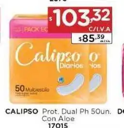 Hipermay Calipso Prot. Dual Ph 50un. Con Aloe oferta