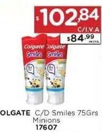 Hipermay Colgate C-D Smiles 75grs Minions oferta