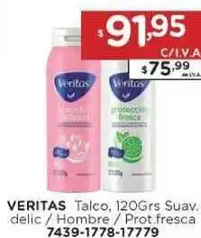 Hipermay Veritas Talco 120grs Suav delic/Hombre/Prot fresca oferta