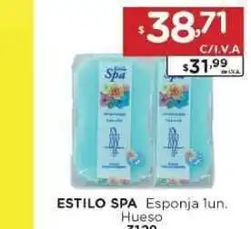 Hipermay Estilo Spa Esponja 1 un oferta