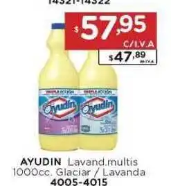 Hipermay Ayudin Lavand. Multis 10000cc Glaciar/Lavanda oferta