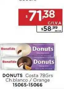 Hipermay Donuts Costa 78grs Ch. blanco/Orange oferta