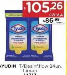 Hipermay Ayudin T-desinf. Flow 24 un Limon oferta