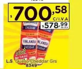 Hipermay L.S Queso Cheddar oferta