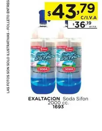 Exaltacion Soda Sifon 2000cc