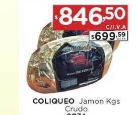 Hipermay Coliqueo Jamon Kgs Crudo oferta