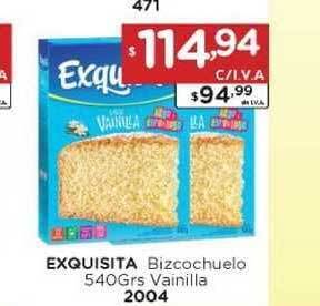 Hipermay Exquisita Bizcochuelo 540grs Vainilla oferta