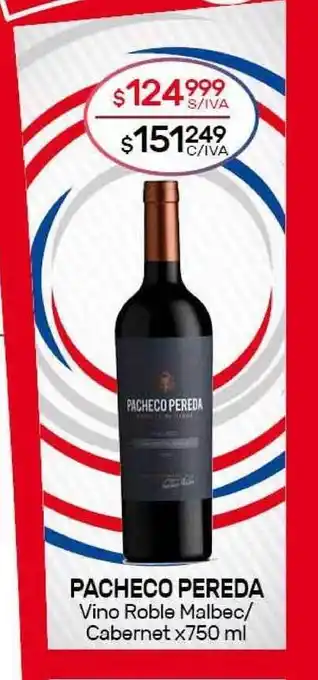 Nini Mayorista Pacheco Pereda Vino roble Malbec Cabernet 750ml oferta