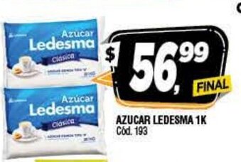 Supermercados Yaguar Azucar Ledesma 1K oferta