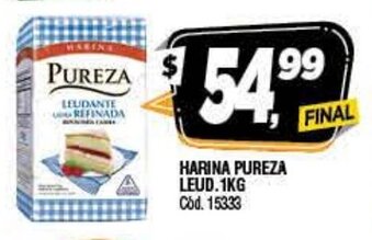 Supermercados Yaguar Harina Pureza Leud. 1kg oferta