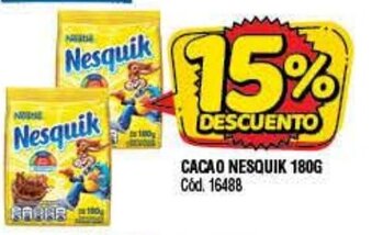 Supermercados Yaguar Cacao Nesquik 180g oferta