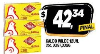 Supermercados Yaguar Caldo Wilde 12un oferta