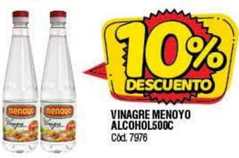 Supermercados Yaguar Vinagre Menoyo Alcohol 500c oferta
